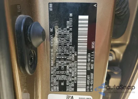 2009 Toyota Venza z USA, uszkodzony, nr VIN 4T3BK11A39U014970